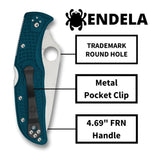 Spyderco Endela EDC Folding Knife - K390 Steel Blade with FRN Handle