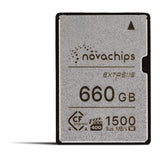 Novachips 660GB Extreme Series CFexpress 4.0 Type A Memory Card with 1,700MB/s Read 1,500MB/s Write