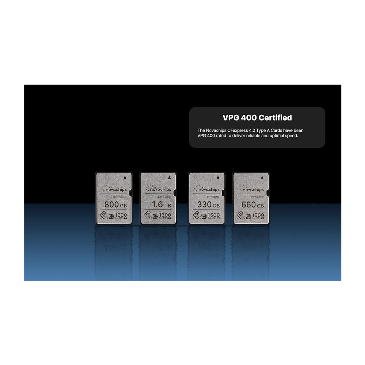 Novachips Express 400GB CFexpress 4.0 Type A Memory Card