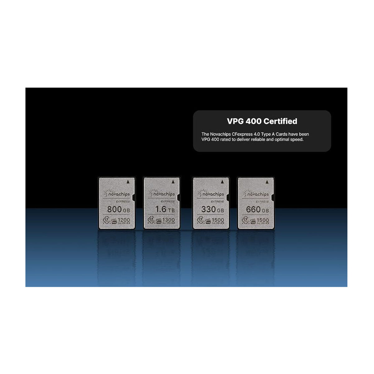 Novachips Express 800GB CFexpress 4.0 Type A Memory Card