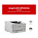 Canon Color ImageCLASS Wireless Laser Printer 26 PPM Duplex (White)