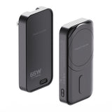 ReelCharge 5,000 mAh 65W Power Bank Fusion 5K (Black)