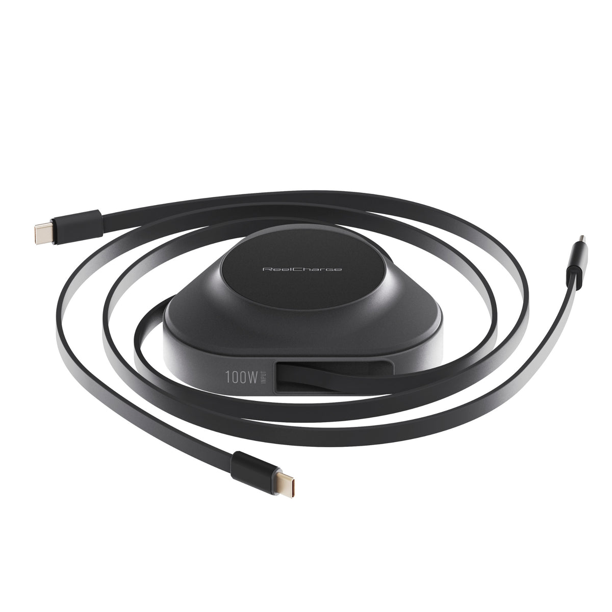 ReelCharge - Veratek 3-in-1 100W Powerstation with 15W Wireless Charging (Black)