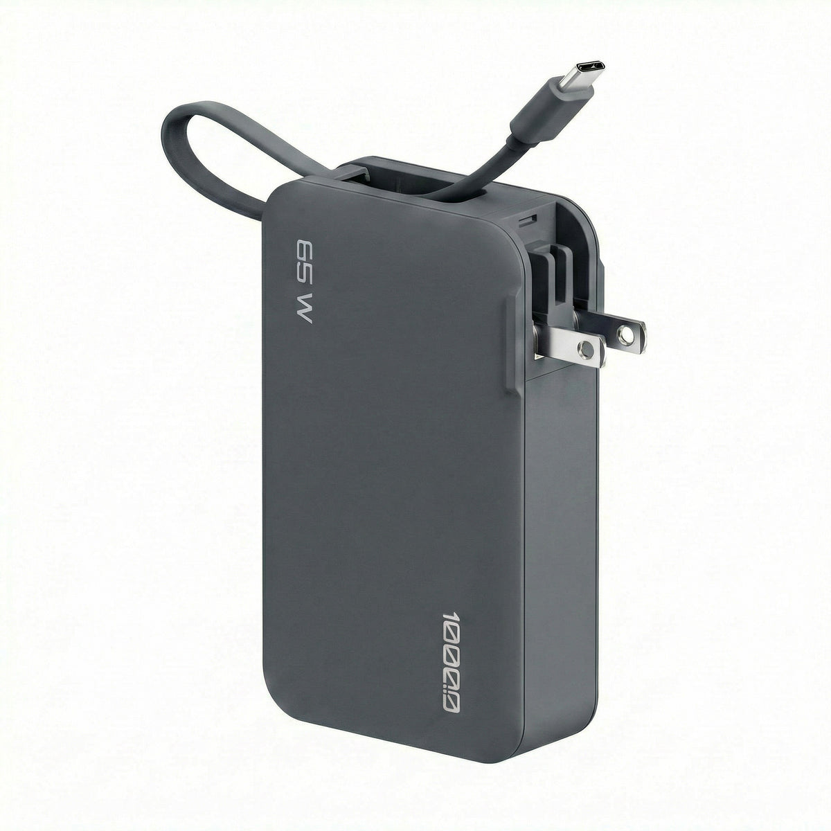 ReelCharge 10,000 mAh 65W Power Bank Flex (Cool Gray)