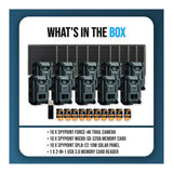 Spypoint FORCE-4K Bundle with Solar Panels, Memory Cards, and Reader (10-Pack)
