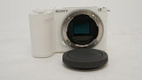Sony Alpha ZV-E10 II APS-C Mirrorless Content Creators Camera Body (White) (Open Box)