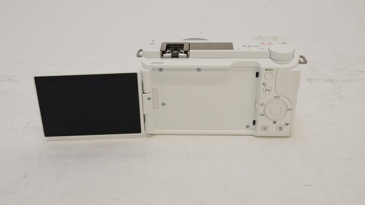 Sony Alpha ZV-E10 II APS-C Mirrorless Content Creators Camera Body (White) (Open Box)