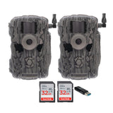 Stealth Cam Fusion X-Pro 36MP 720P Cellular Dual Sim Trail Camera 2-Pack Bundle