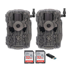 Stealth Cam Fusion X-Pro 36MP 720P Cellular Dual Sim Trail Camera 2-Pack Bundle