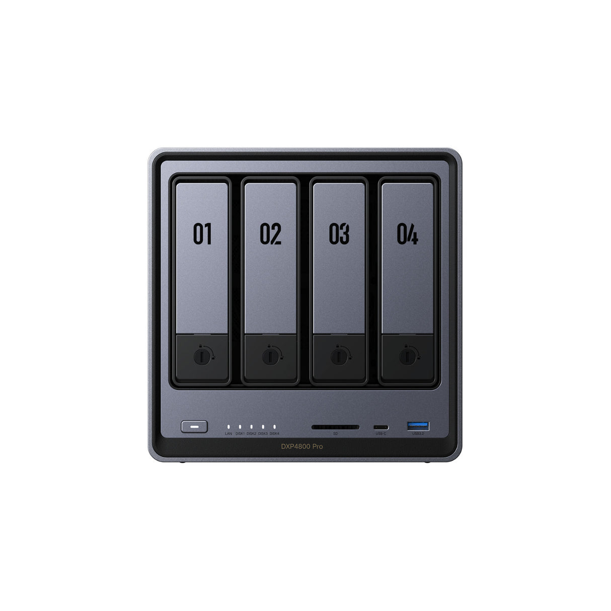 UGREEN DXP4800 Pro 4-Bay NAS Enclosure with 10GbE Network Port, 6-Core and Expandable DDR5 RAM