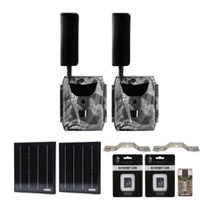 Spartan GoLive 4G/LTE Live Streaming Trail Camera with Solar Panel and Accs