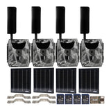 Spartan GoLive 4G/LTE Live Streaming Trail Camera with Solar Panel and Accs
