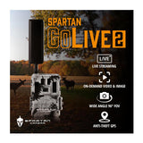 Spartan GoLive2 4G/LTE Trail Camera 4-Pack Bundle with Solar Panel & Accessories