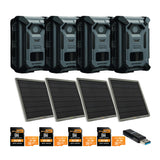 Spypoint FORCE-4K Trail Camera with 10W Solar Panel and Accessories Bundle