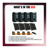 Spypoint FORCE-4K Trail Camera with 10W Solar Panel and Accessories Bundle
