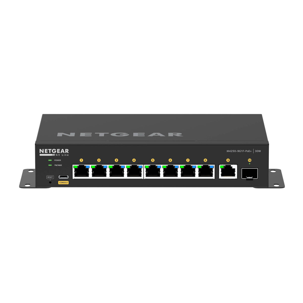 Netgear M4250 GSM4210PD 8-Port Gigabit PoE+ Managed AV Switch w/ SFP (110W)
