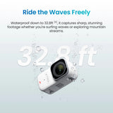 Xtra Atto 4K60 Action Camera Bundle with 128GB MicroSD and Folding Storage Case