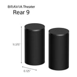 Sony BRAVIA Theater Rear 9 SA-RS9 Wireless Speakers w/ 360 Spatial Sound (Black)