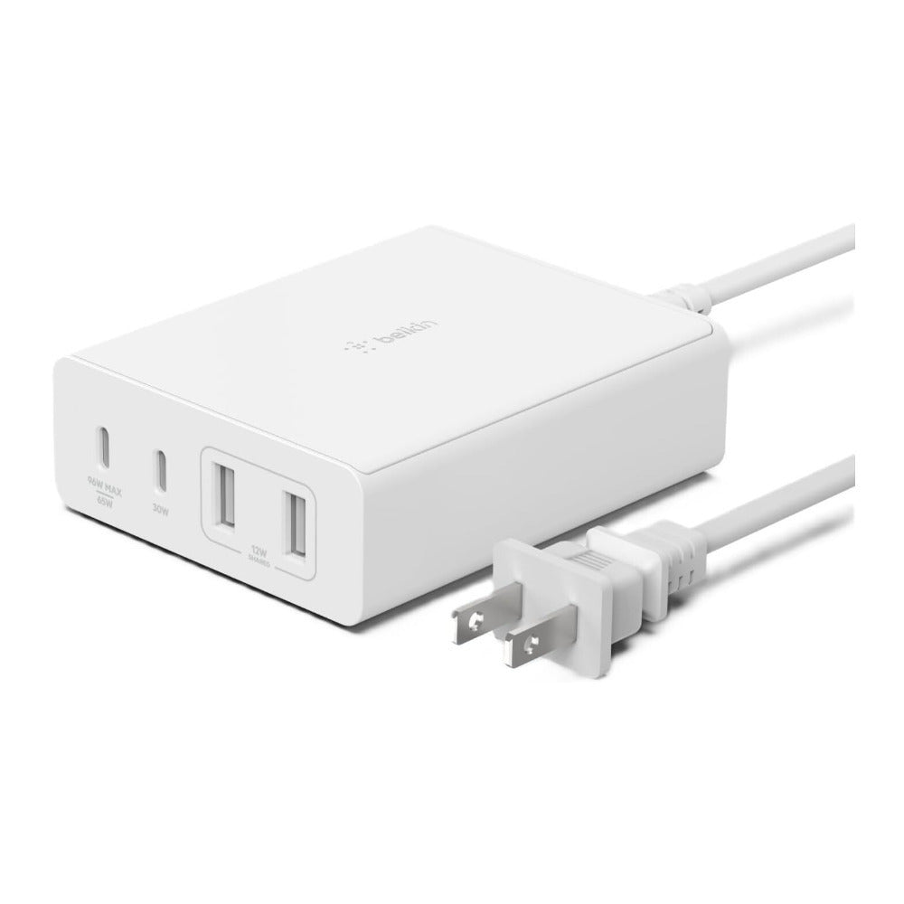 Belkin BoostCharge Pro 4 Port GaN Charger 108W USB-C (White) (Open Box)