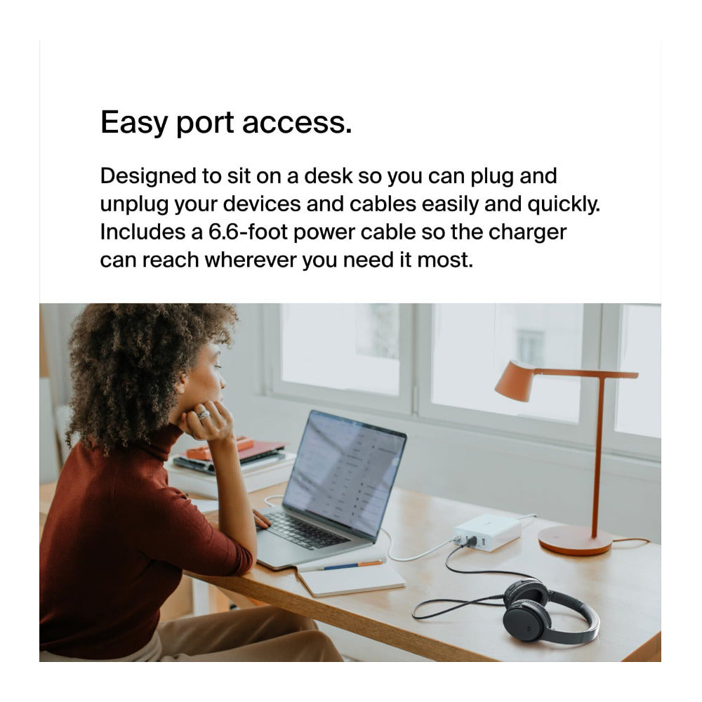 Belkin BoostCharge Pro 4 Port GaN Charger 108W USB-C (White) (Open Box)