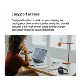 Belkin BoostCharge Pro 4 Port GaN Charger 108W USB-C (White) (Open Box)
