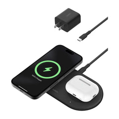 Belkin BoostCharge Pro 2-in-1 Magnetic Wireless Charging Pad with Qi2 (Black)