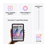 Apple 8.3-Inch iPad mini with A17 Pro chip, 512GB, Wi-Fi Only, 12MP (Space Gray)