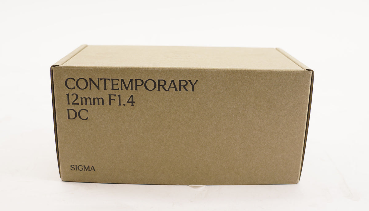 Sigma 12mm F1.4 DC Contemporary Lens (Canon RF) (Open Box)