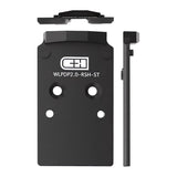 C+H Red Dot Plate Walther PDP 1.0 with RMR and SRO and Holosun Steel Mount