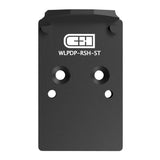 C+H Red Mount Plate for Walther PDP 1.0 with Ultra Thin Design and Strong Mounts