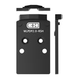 C+H Red Dot Mounting Plate for Walther PDP 2.0 with RMR, SRO and Holosun