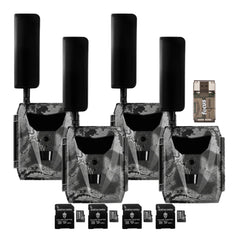 Spartan GoLive 4G/LTE Live Streaming Trail Camera 4-Pack Bundle