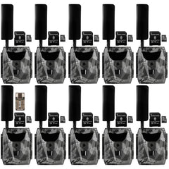 Spartan GoLive 4G/LTE Live Streaming Trail Camera 10-Pack Bundle