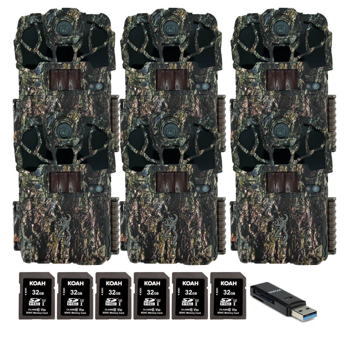 Browning Spec Ops Elite HP5 Ultra 46MP 1440p Trail Camera Bundle (6 Pack)