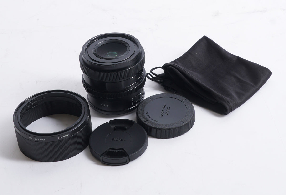Sigma 35mm F2 DG Black Contemporary Lens for Leica L Mount (Used)