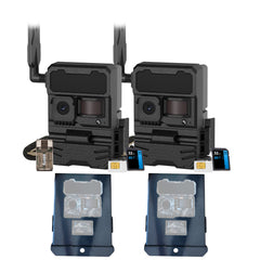 Yellowstone Y2 Black Wide Lens Trail Camera (2-Pack) with Security Box and Accs