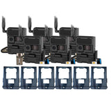 Yellowstone Y2 Black Wide Lens Trail Camera (6-Pack) with Security Box and Accs
