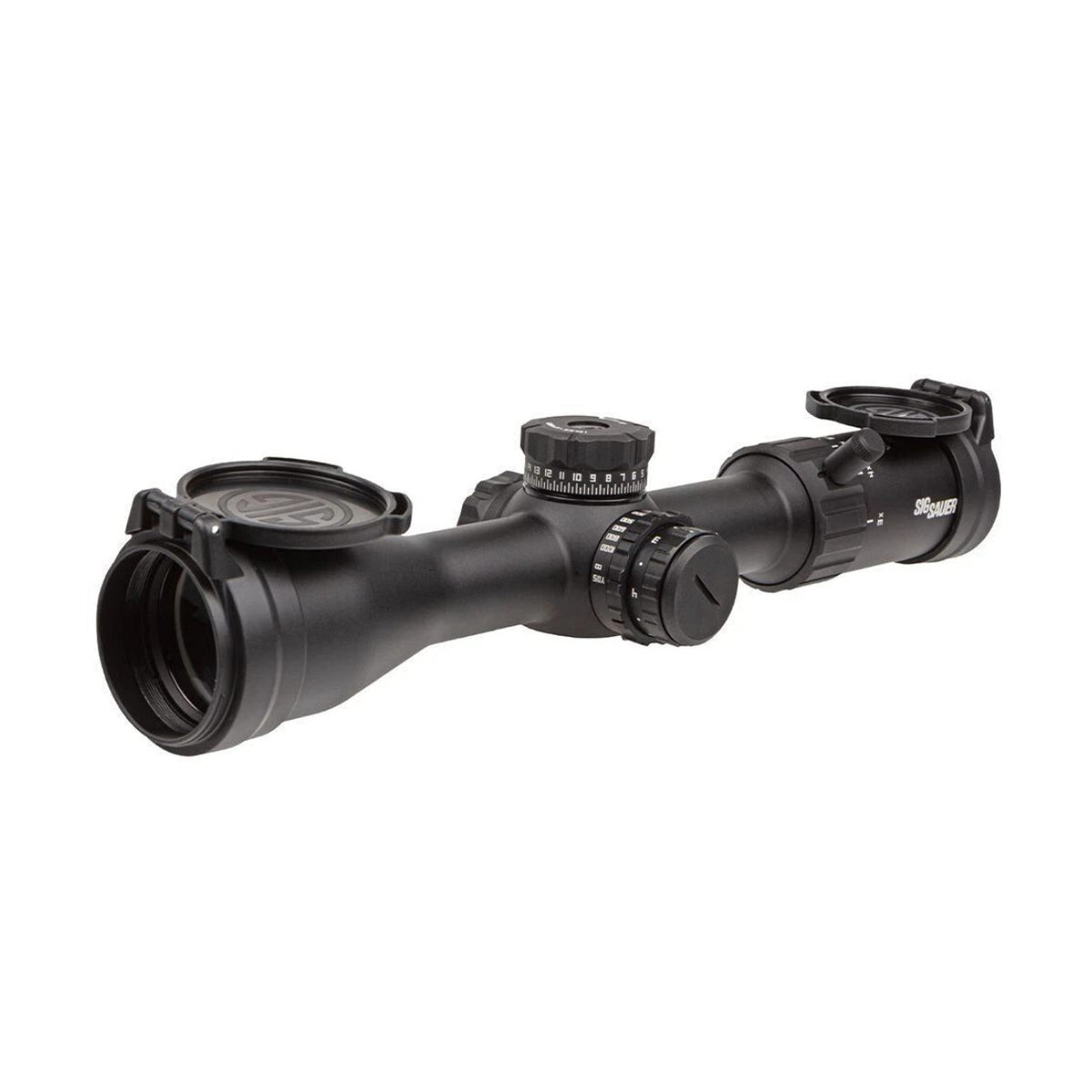 Sig Sauer WHISKEY4 3-12x44mm 30mm Tube SFP Riflescope (Black)