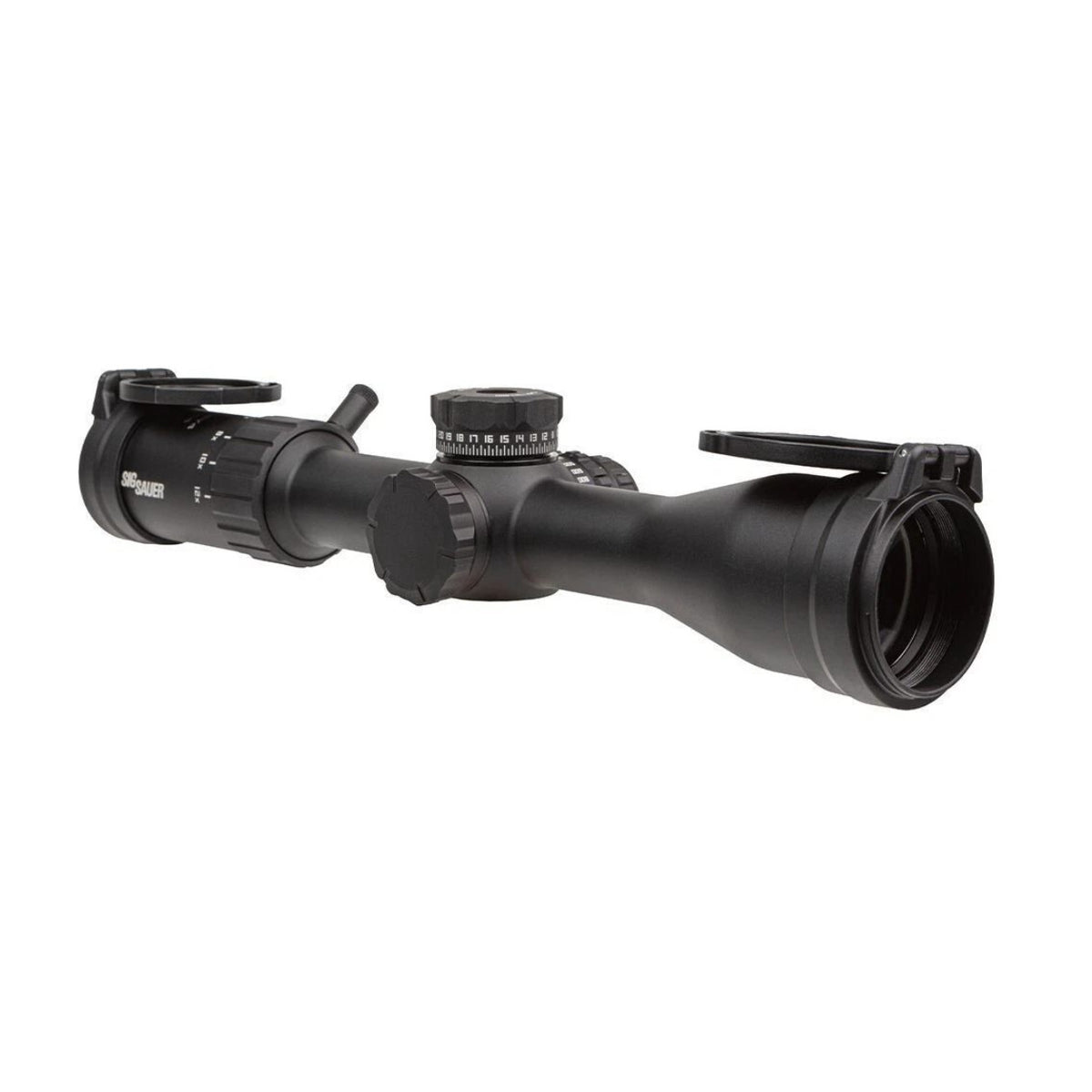 Sig Sauer WHISKEY4 3-12x44mm 30mm Tube SFP Riflescope (Black)