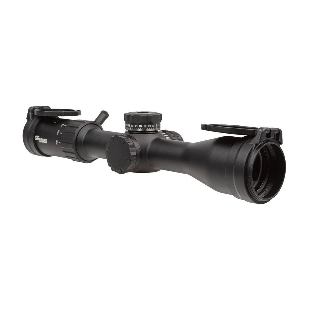Sig Sauer WHISKEY4 3-12x44mm 30mm Tube SFP Riflescope (Black)