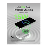Belkin BoostCharge 15W 2-in-1 Magnetic Wireless Qi2 Charging Stand (Teal)