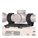 Reptilia AUS 34mm 39mm Mount Hardcoat Anodized (Black) Bundle with ROF-90 ACRO & Bubble Level