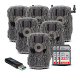 Stealth Cam Fusion X-Pro 36MP 720P Cellular Dual Sim Trail Camera 6-Pack Bundle