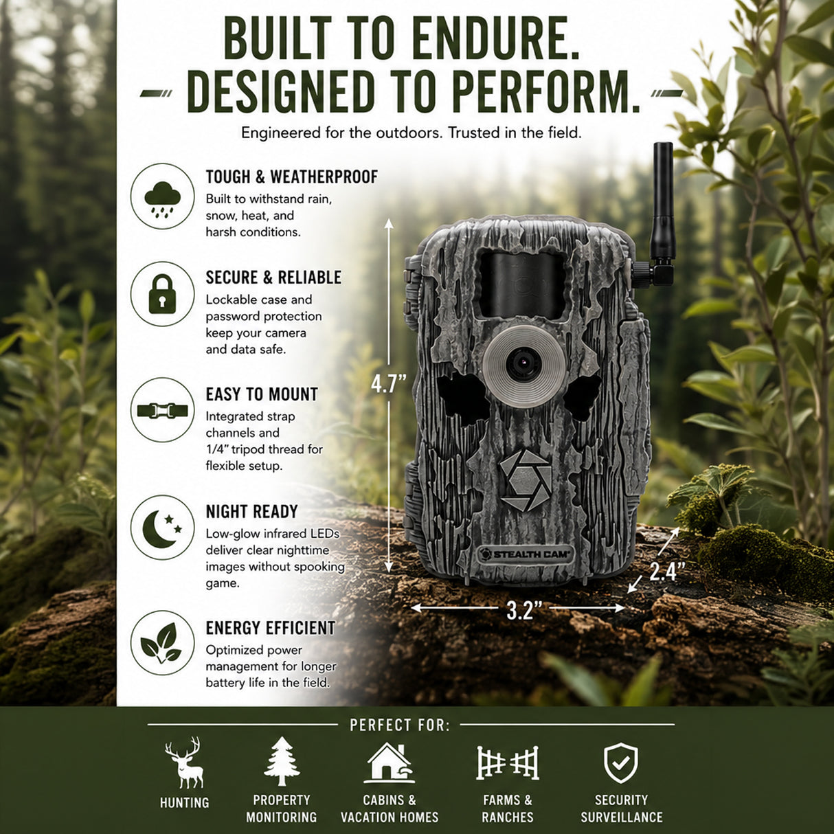 Stealth Cam Fusion X-Pro 36MP 720P Cellular Dual Sim Trail Camera 6-Pack Bundle