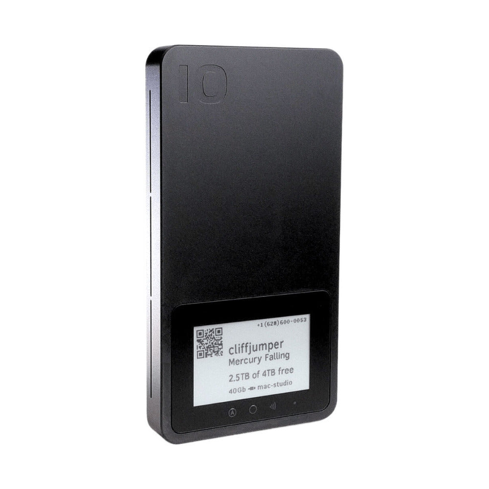 iodyne 4TB Pro Mini Thunderbolt 4 External SSD Portable Drive (Dark Space Grey) (Open Box)