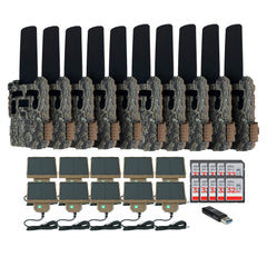 Browning Trail Camera Defender Wireless Pro Scout Max HD-DV (10-Pack) Bundle