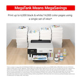 Canon MegaTank GX5120 Wi-Fi Inkjet Color Printer with Auto Duplex Printing White