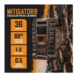 Muddy Outdoors Mitigator 3.0 Combo Cellular Trail Camera with Accessories Bundle
