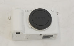 Sony Alpha ZV-E10 II APS-C Mirrorless Content Creators Camera Body (White) (Used)
