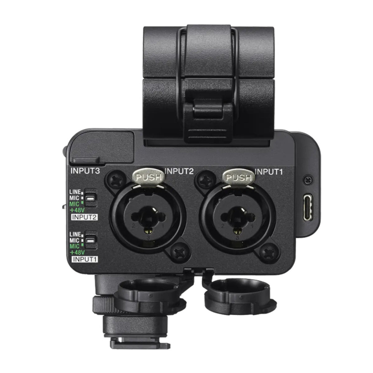Sony XLRA4 Digital XLR Adaptor Kit with 32bit Float and 96 kHz Sampling for Sony Alpha Cameras